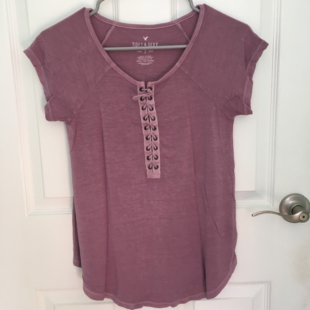 Lace Up Top